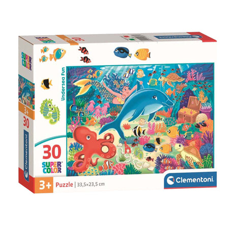 Clementoni puzzle amusant sous-marin, 30 pcs.
