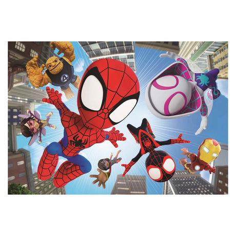 Clementoni puzzle maxi Spidey et son incroyable, 104 pièces.