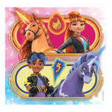 Clementoni puzzle licorne académie - 3x48pcs.