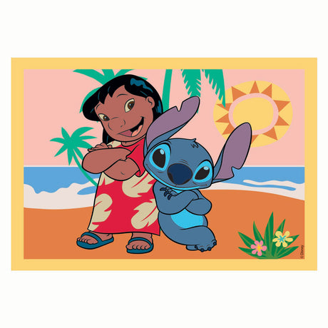 Clementoni puzzle super couleur 4 en 1 point