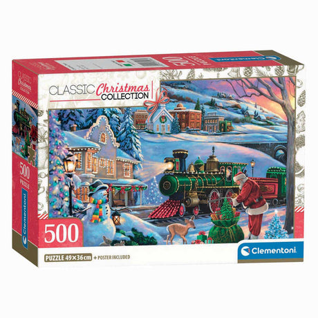Clementoni puzzle Train de Noël - 500 pcs.