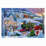 Clementoni puzzle Train de Noël - 500 pcs.