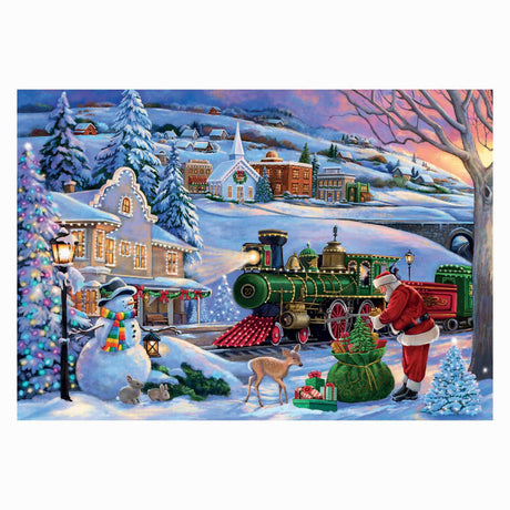 Clementoni puzzle Train de Noël - 500 pcs.