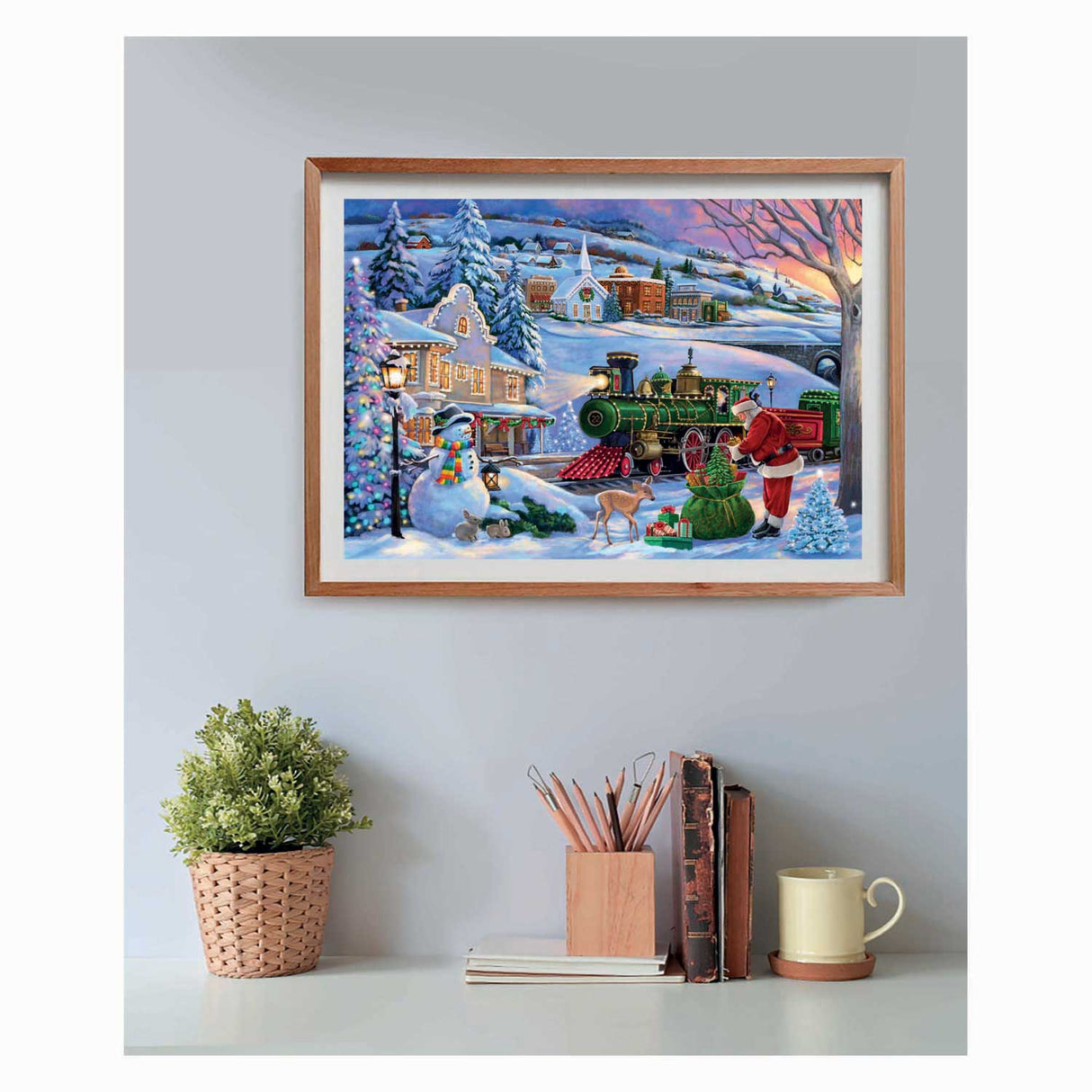 Clementoni puzzle Train de Noël - 500 pcs.