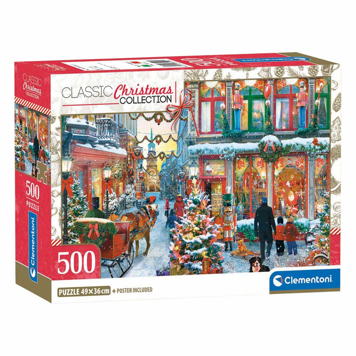 Clementoni puzzle la joie de Noël - 500 pcs.