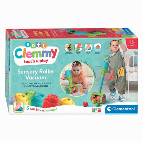 Aspirateur Clementoni soft clemmy avec 6 blocs