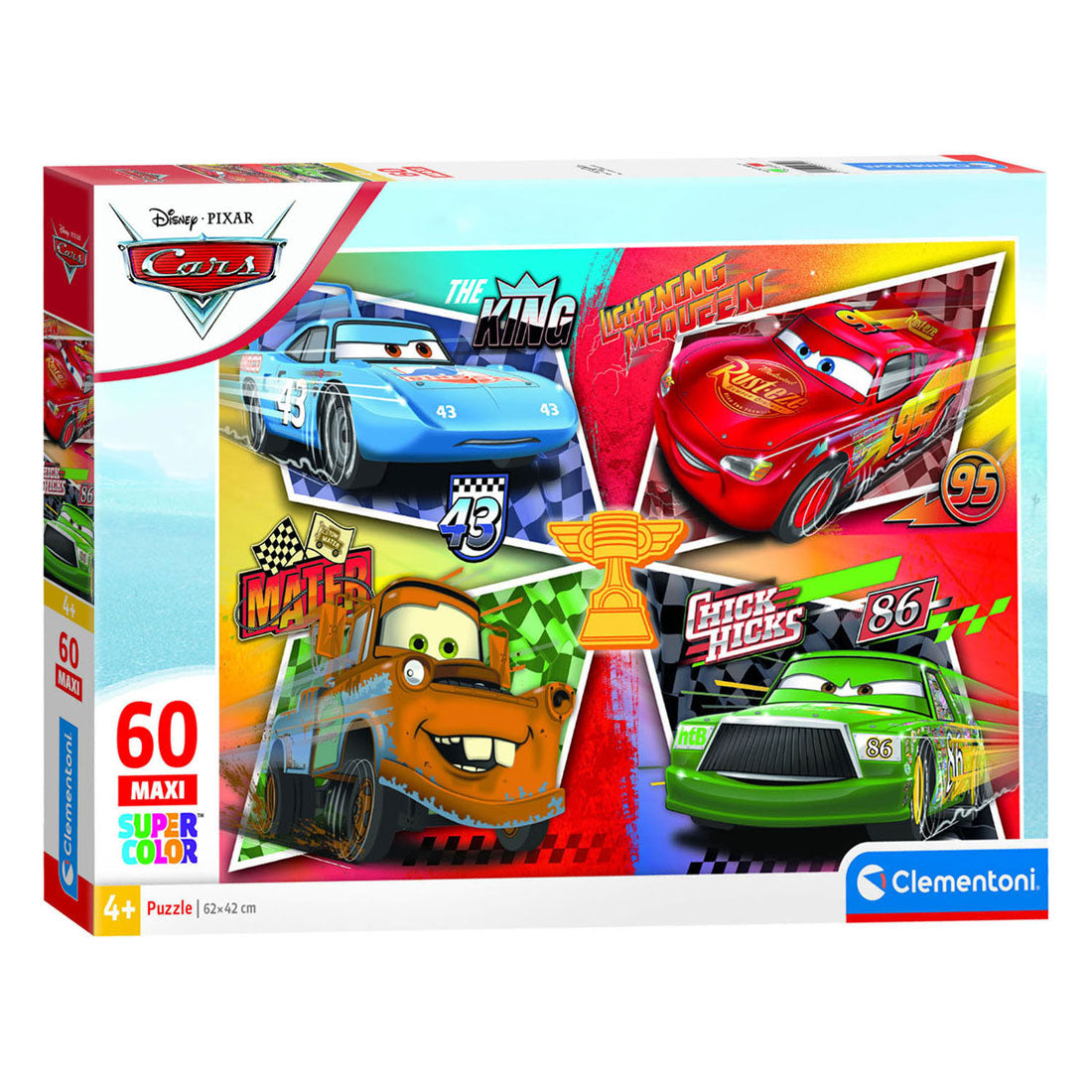 Clementoni puzzle voitures - 60 pcs. maximum