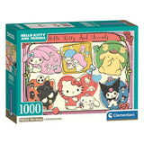 Clementoni puzzle Hello Kitty et ses amis - 1000 pcs.