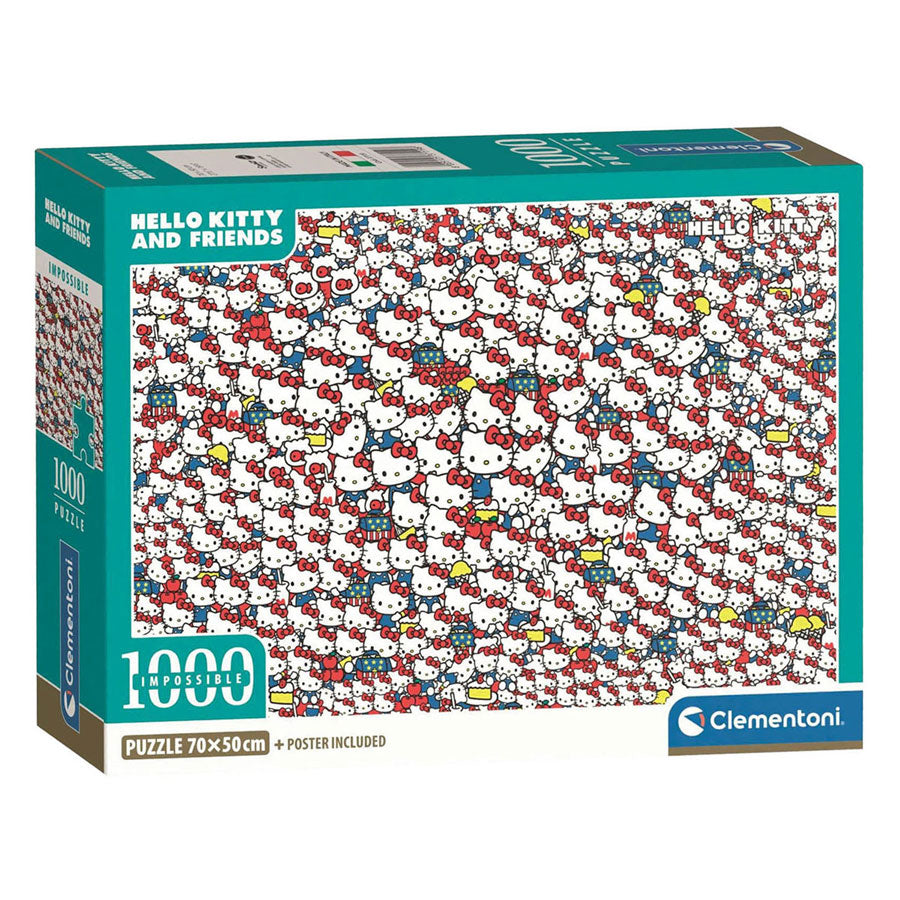 Clementoni Puzzle impossible Hello Kitty - 1000 pcs.