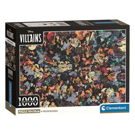 Clementoni Disney Impossible Les Méchants (Les Vilains) 1000 pièces