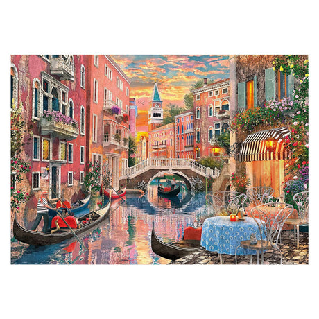 Clementoni - puzzle - 6000 pièces - coucher de soleil à Venise - collection de haute qualité - puzzle pour adultes