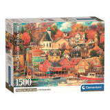 Clementoni puzzle Good Times Harbour - 1500 pcs.