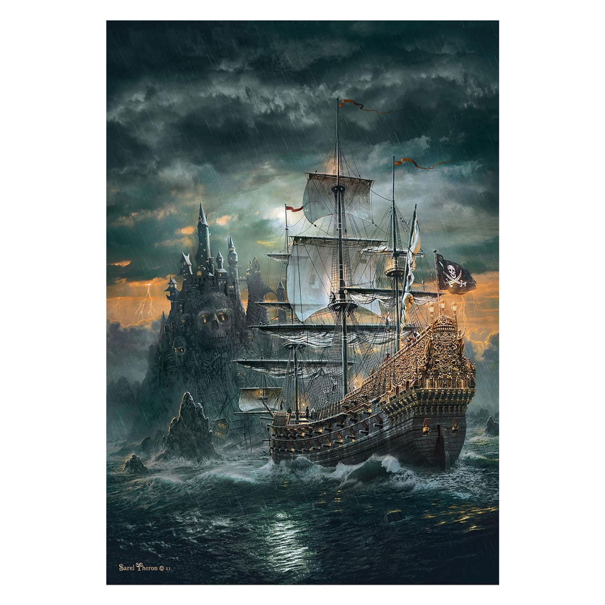Puzzle Clementoni le bateau pirate - 1500 pcs.
