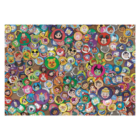 Clementoni puzzle impossible disney - 1000 pcs.
