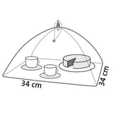 Cagoule anti-mouches Westmark 34x34 cm | 2 pièces