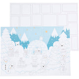 Calendrier de Noël Creativ company, format 30x42 cm, 30 pièces 1 boîte