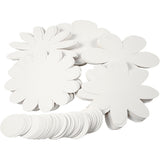 Fleurs de l'entreprise Creativ, d 20 cm, 400 g, blanc, 5x20 pièce 1 boîte