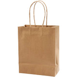 Sacs en papier Creativ company, h: 23 cm, l: 18x9 cm, 125 gr, marron, 10 pièces 1 boîte