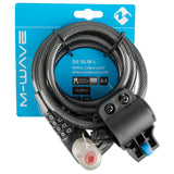 Câble antivol spiralé M-wave ds 10,18 l