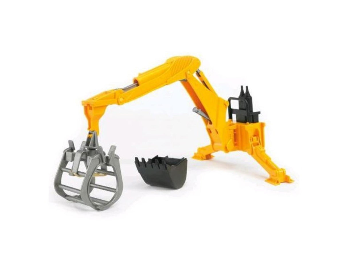 Grue hydraulique Bruder avec grappin
