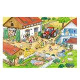 Ravensburger - alegre vida agrícola 2 x 24 piezas