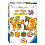 Animaux de Ravensburger et leur petit puzzle, 9x2st.