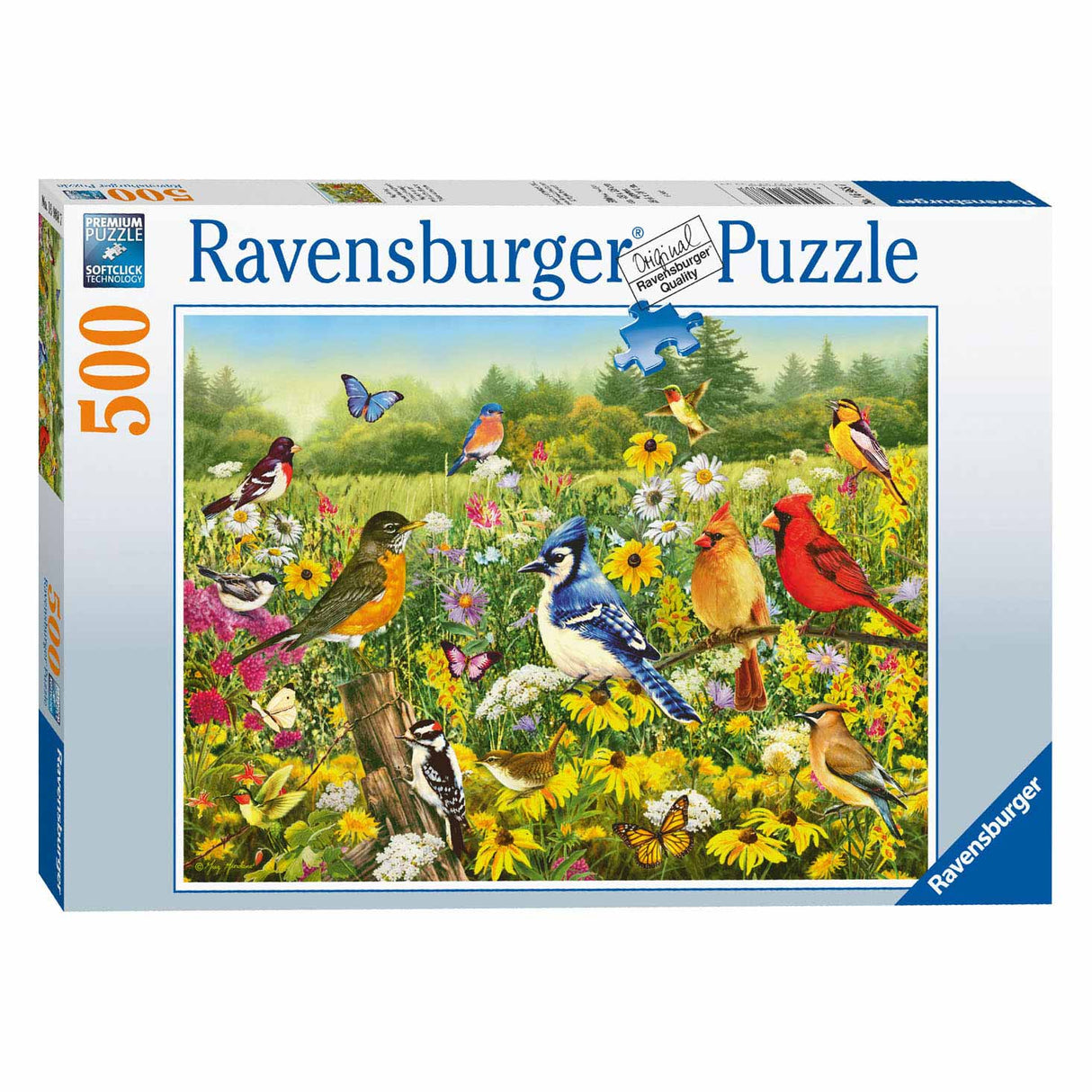 Ravensburger Birds in the Meadow Leg Puzzle, 500ST.