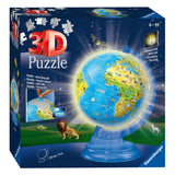 Ravensburger XXL Kinder Globe Night Edition v angleški 3D Puzzle, 180st.