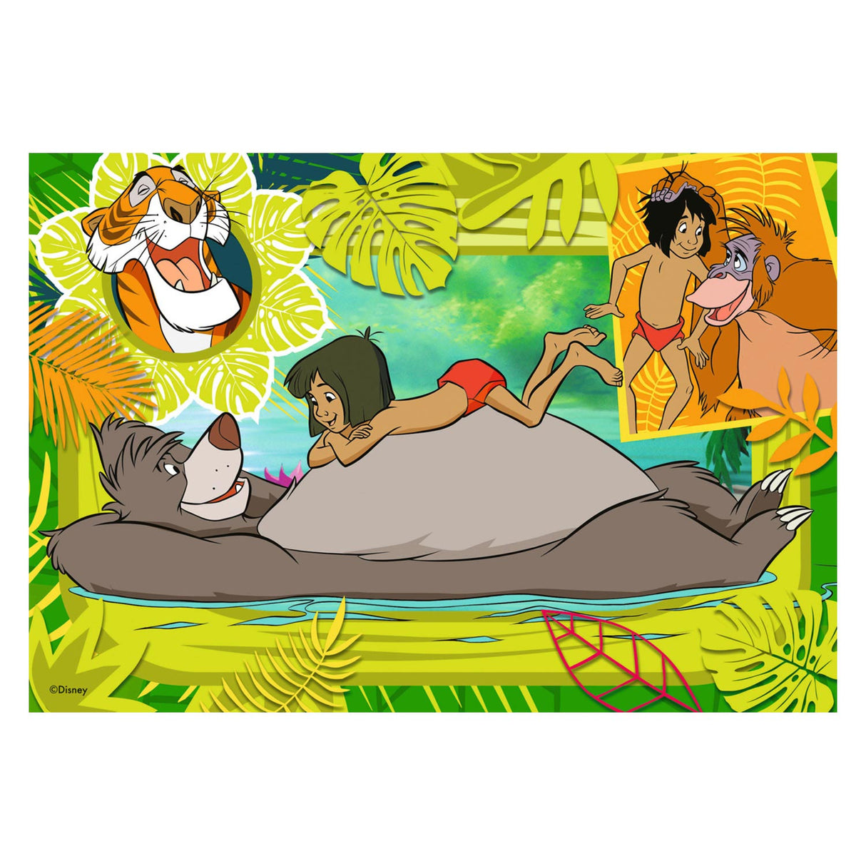 Ravensburger Classics: Dombo and Jungle Book Leg Puzzle, 2x12st.