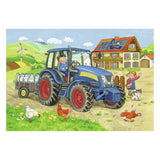 Ravensburger på byggeplassen og Farm Puzzle 2x12 stykker