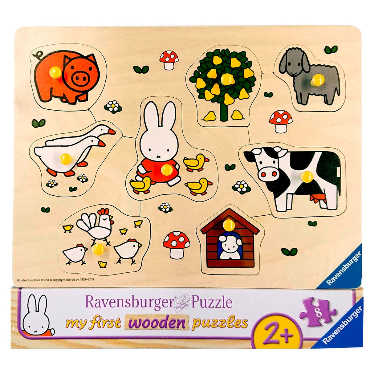 Ravensburger Noppen -Puzzle auf der Farm 8st.