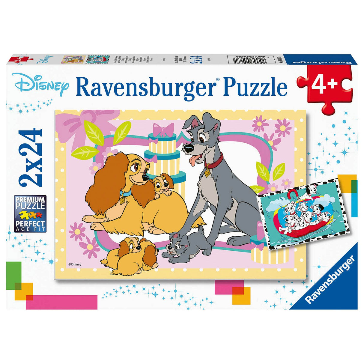 Ravensburger - de söta valparna 2x24 bitar