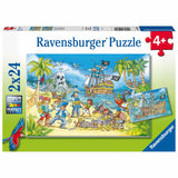 Ravensburger Adventure Island 2x24 piezas