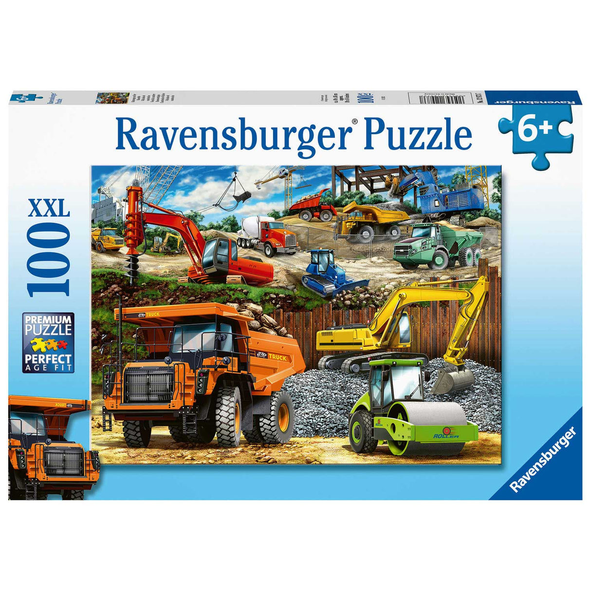 Ravensburger - stavební vozidla 100st. Xxl