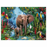 Ravensburger - Éléphants dans la jungle 150 pièces xxl