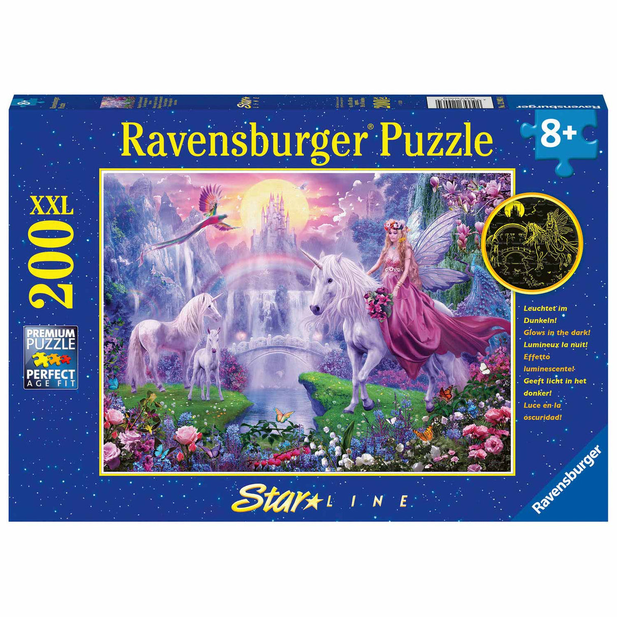 RAVENSBURGER - Čarobna samoroga noč 200 kosov XXL