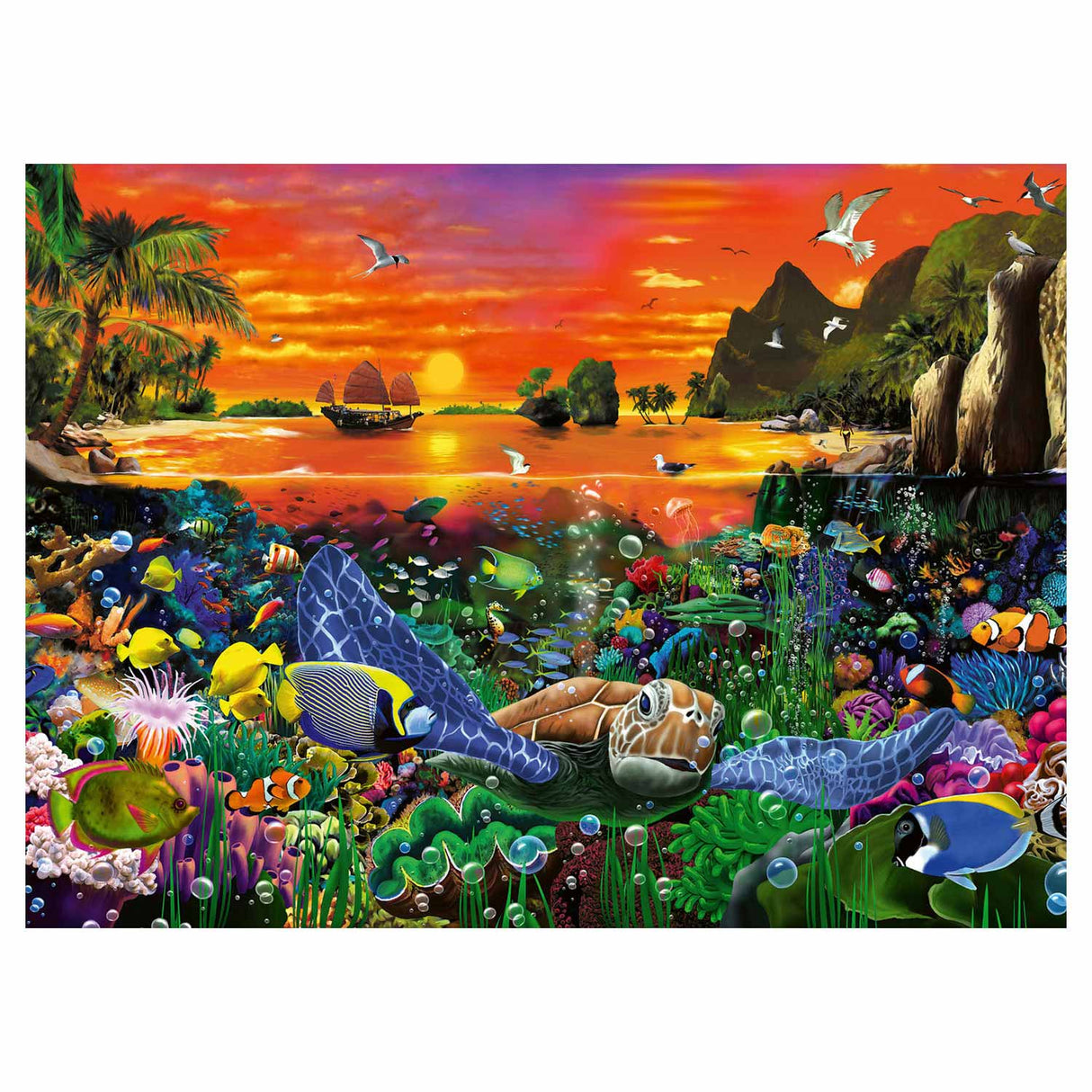 Ravensburger Turtle i RIF, 500.