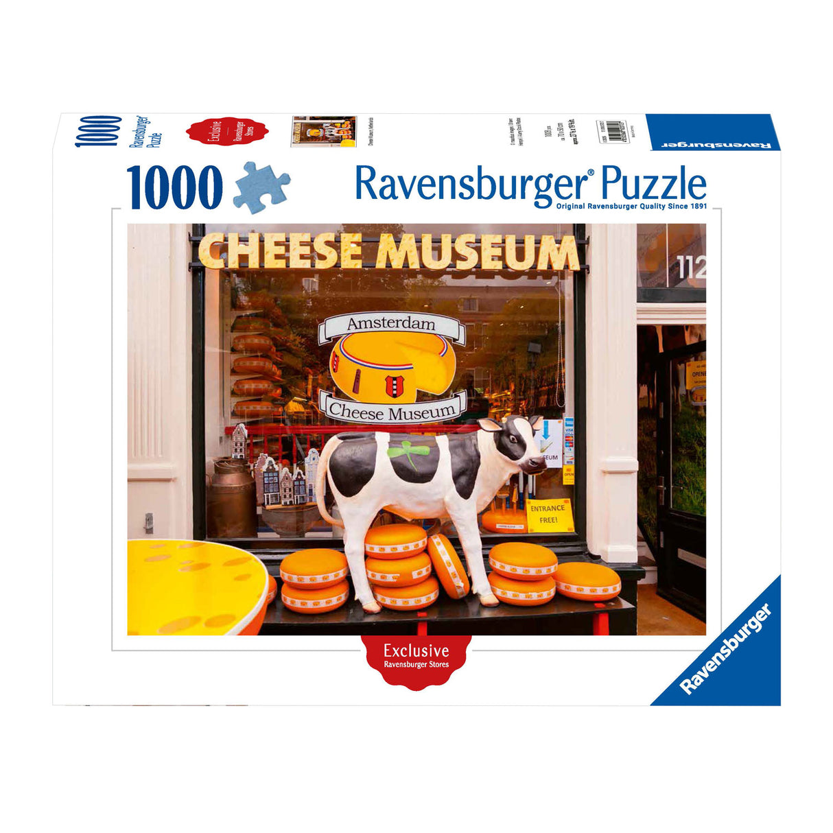 Ravensburger puzzle musée du fromage, 1000 pcs.