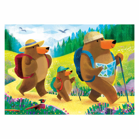 Ravensburger puzzle ours vacances en famille - 2x24 pcs.