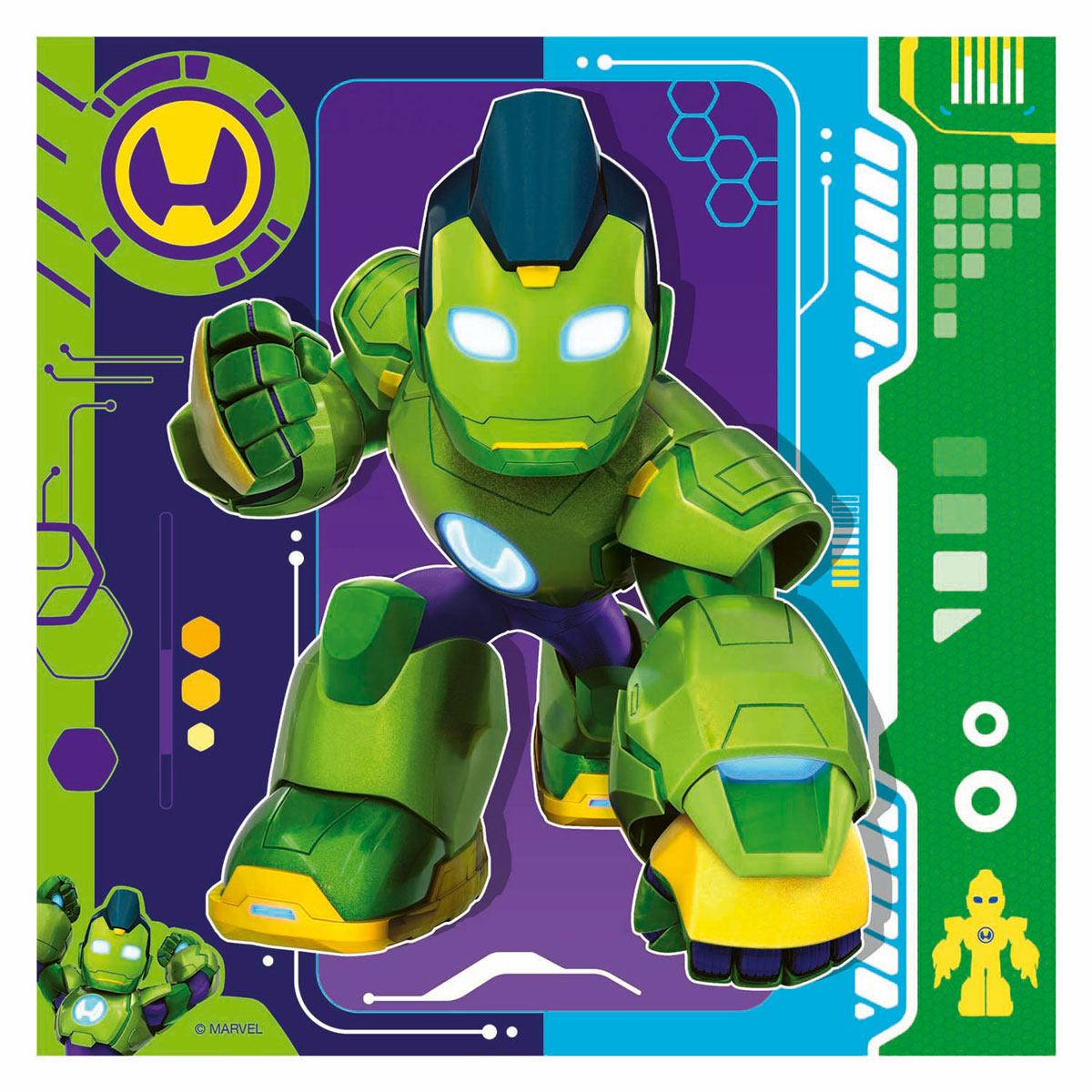 Ravensburger puzzle Iron Man et ses merveilleux amis - 3x49pcs.