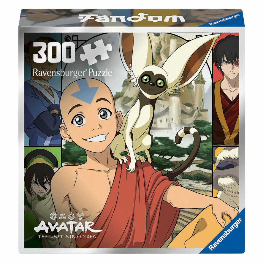 Ravensburger puzzle avatar le dernier maître de l'air - 300 pièces de film.