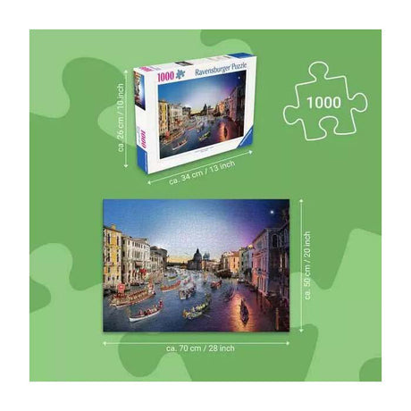 Ravensburger puzzle Venise du jour à la nuit - 1000 pcs.