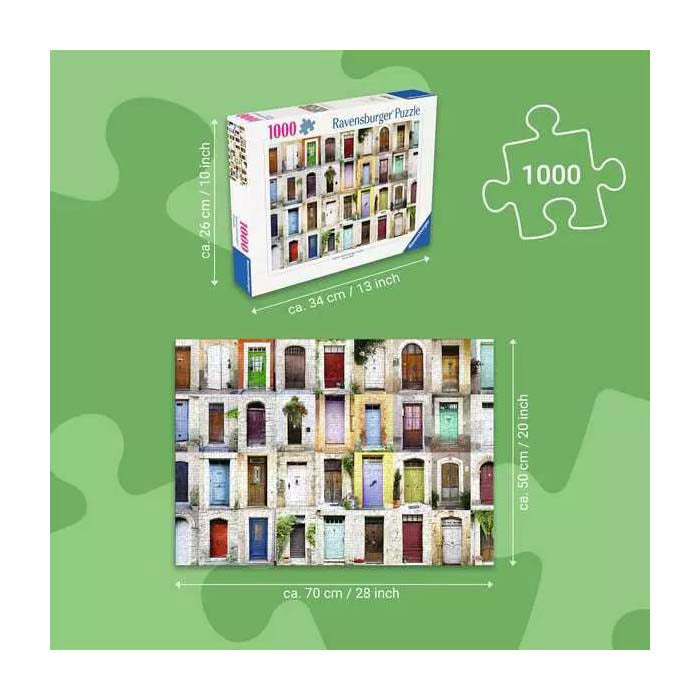 Ravensburger puzzle belles portes en Provence - 1000 pcs.