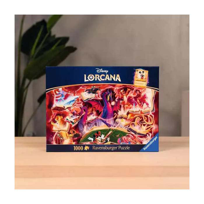 Ravensburger Disney Lorcana puzzle lueurs du royaume : rubis (1000 pièces) puzzles
