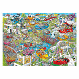 Ravensburger Ray's Comic Series : Time Travel 4 – Future Time – Puzzle de dessin animé – 1000 pièces