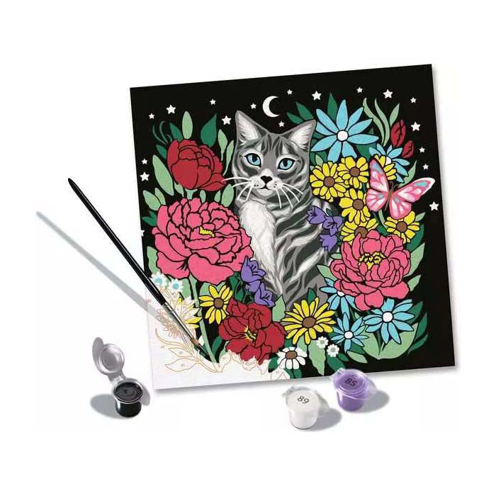 Ravensburger peinture par numéro ensemble paquet créatif Pixie Cold Kat.