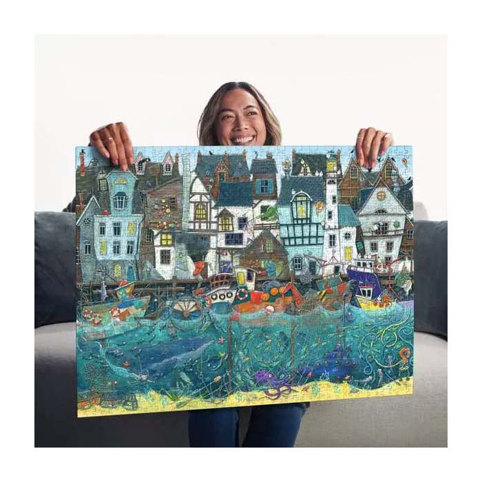 Ravensburger puzzle port des merveilles - un port fantastique animé - 1500 pcs.
