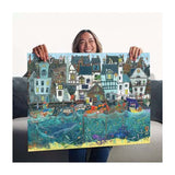 Ravensburger puzzle port des merveilles - un port fantastique animé - 1500 pcs.