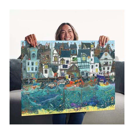 Ravensburger puzzle port des merveilles - un port fantastique animé - 1500 pcs.