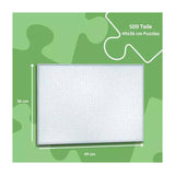 Ravensburger liste de puzzles 500 pièces puzzle blanc